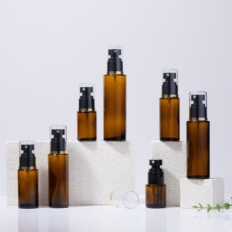 20ml 30ml 40ml 50ml 60ml 80ml 100ml 琥珀ガラススプレーボトル